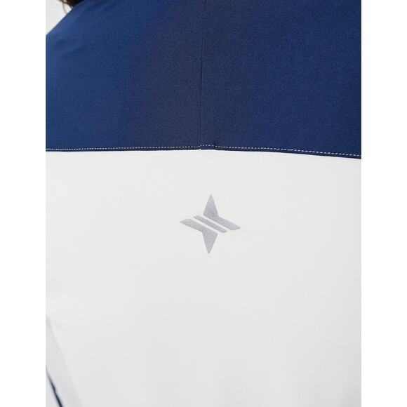 TUCKERNUCK Sport White and Navy Carver Quarter Zip Tee NWT Size XXL - Picture 5 of 13